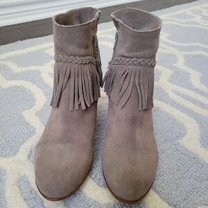Gianni Bini Suede Fringe Boots